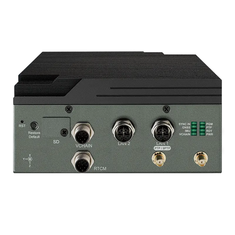 Interface view of the TALO-F1200GU Series inertial navigation system